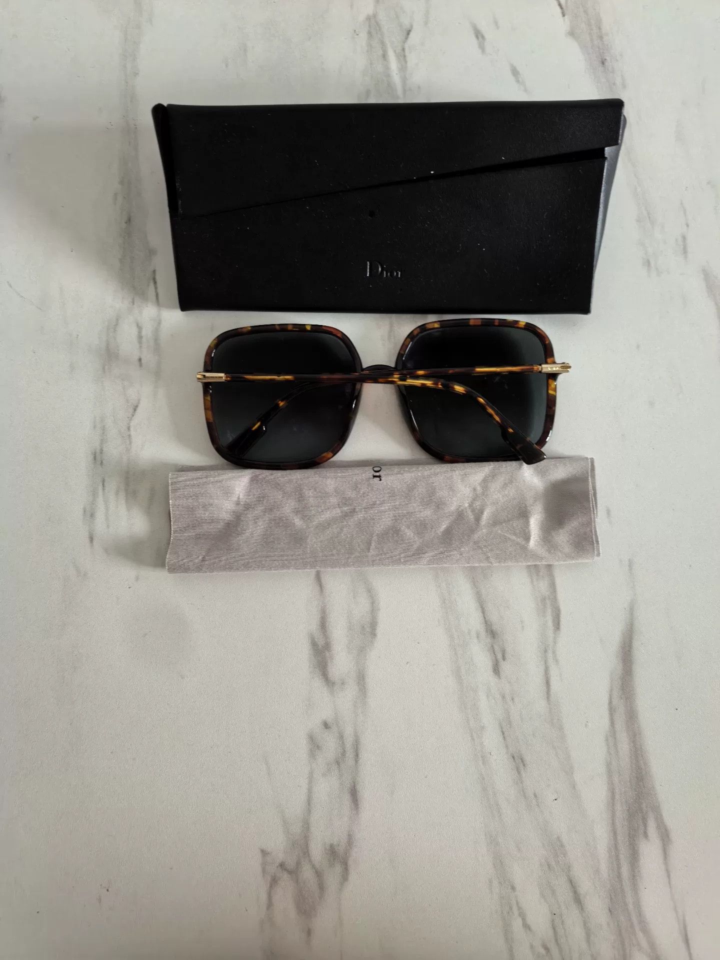 Dior Dior Metal Frame Sunglasses with Case Size ONE SIZE - 5 Thumbnail
