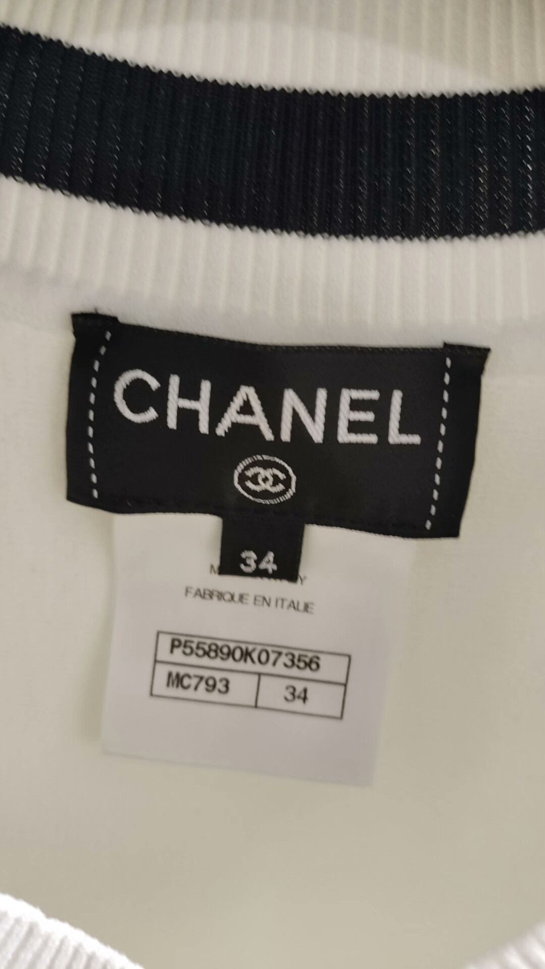 Chanel Chanel Black and White Colorblock Tank Top Size S / US 4 / IT 40 - 5 Thumbnail