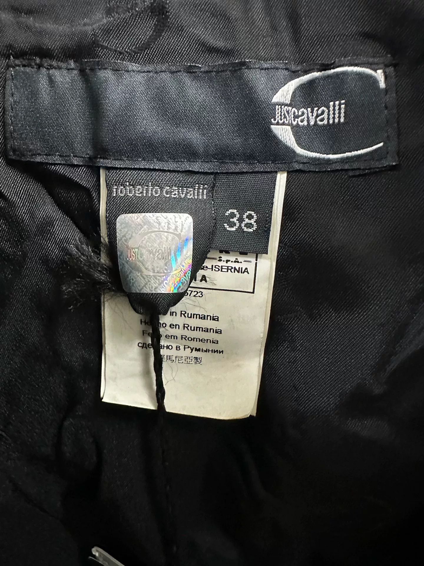 Roberto Cavalli Just Cavalli Ladies Leather Jacket Size S / US 4 / IT 40 - 4 Thumbnail