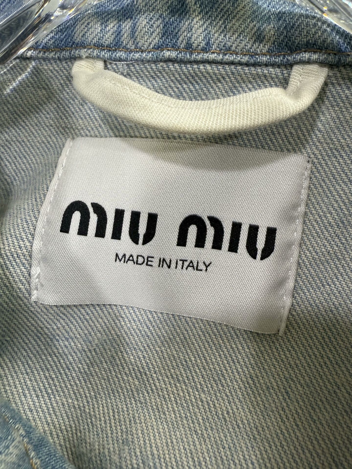 Miu Miu Miu Miu Denim Printed Light Jacket Size XS / US 0-2 / IT 36-38 - 3 Thumbnail