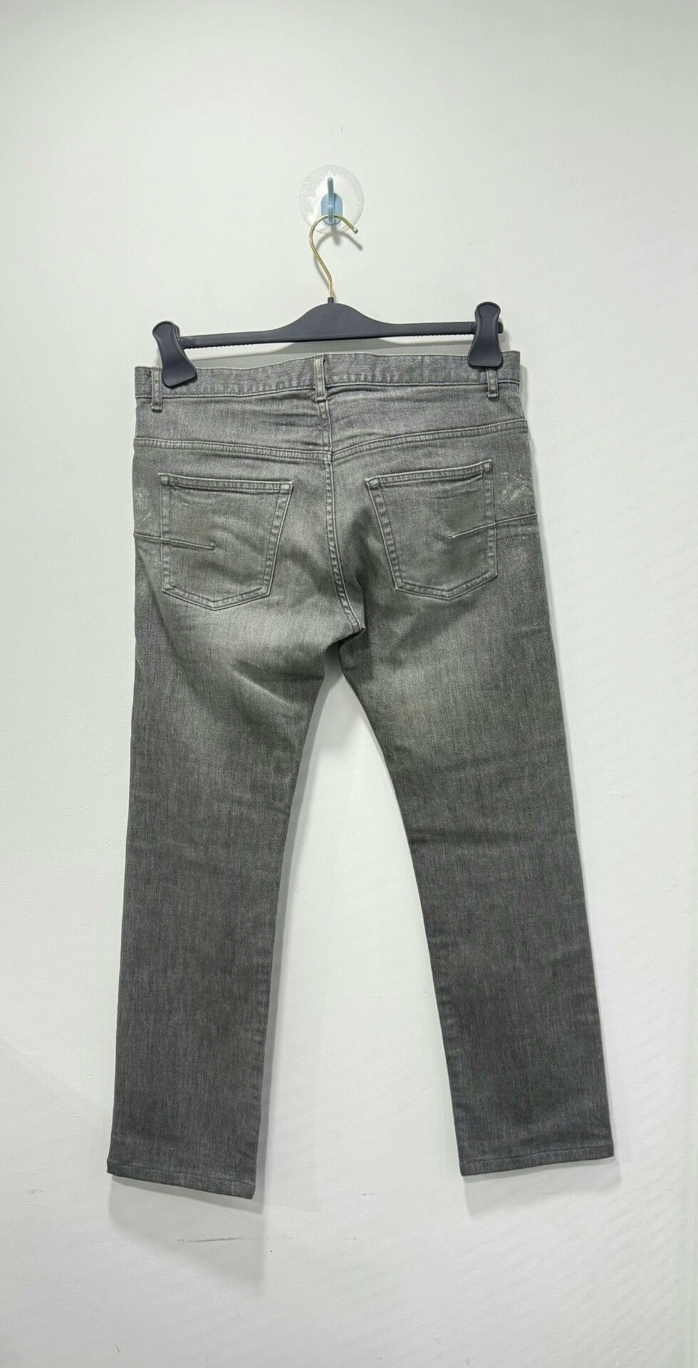 Dior Dior Gray Distressed Denim Jeans Size 32 Size US 32 / EU 48 - 2 Thumbnail