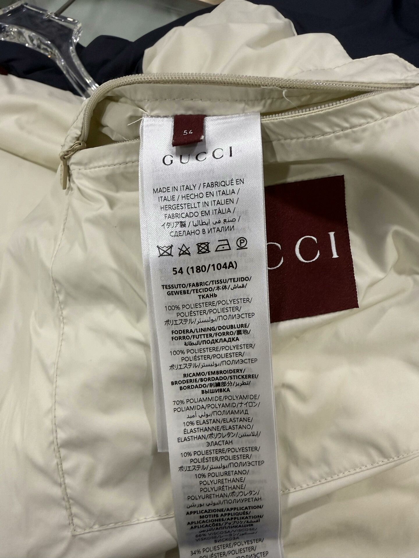 Gucci Gucci Blue Logo Down Jacket Size 54 Size US L / EU 52-54 / 3 - 4 Thumbnail