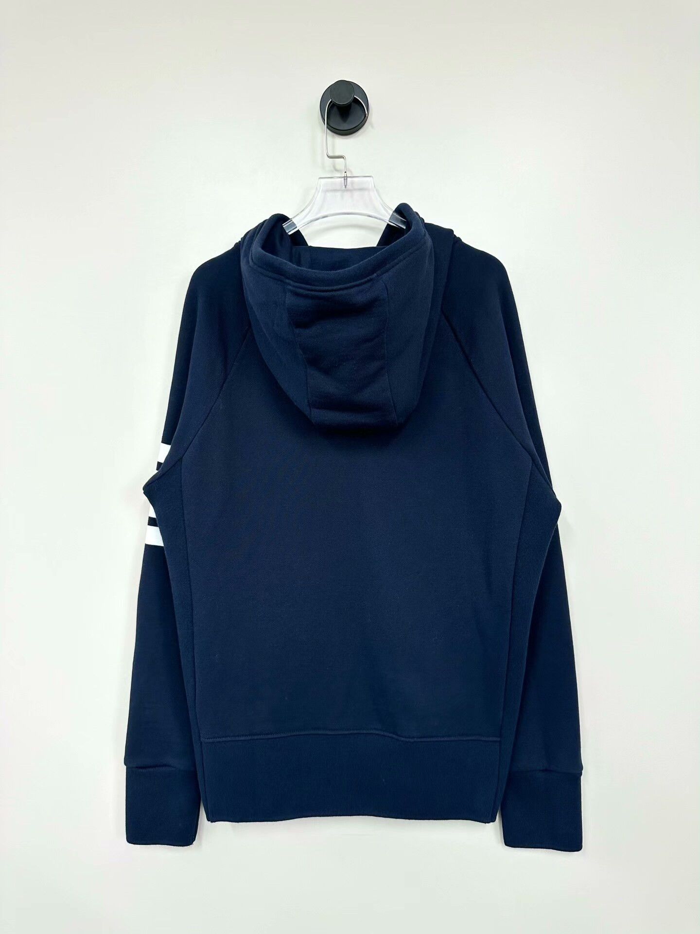 Thom Browne Thom Browne Navy Stripe Zip Hoodie Size US L / EU 52-54 / 3 - 2 Thumbnail