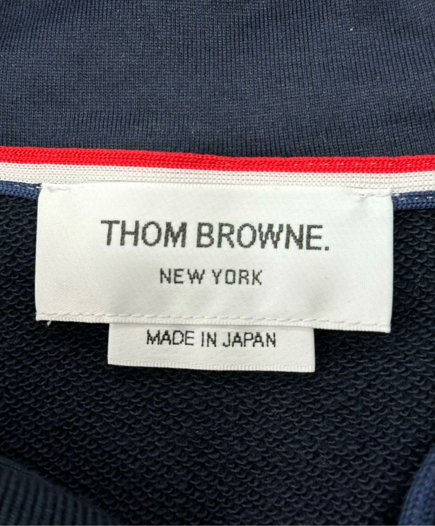 Thom Browne Thom Browne Navy Stripe Zip Hoodie Size US L / EU 52-54 / 3 - 3 Thumbnail