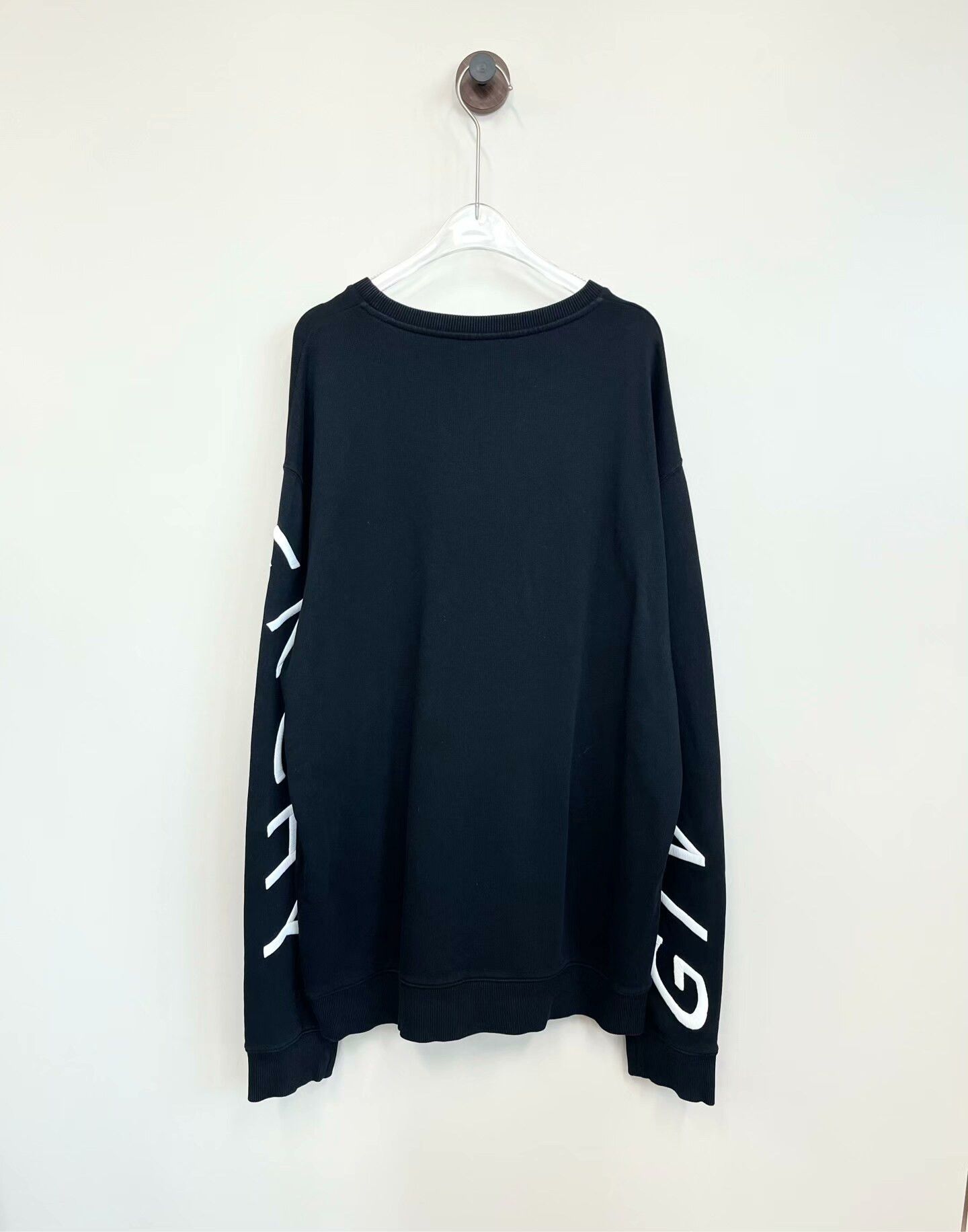 Givenchy Givenchy Black Logo Sweatshirt XXL Size US XXL / EU 58 / 5 - 2 Thumbnail