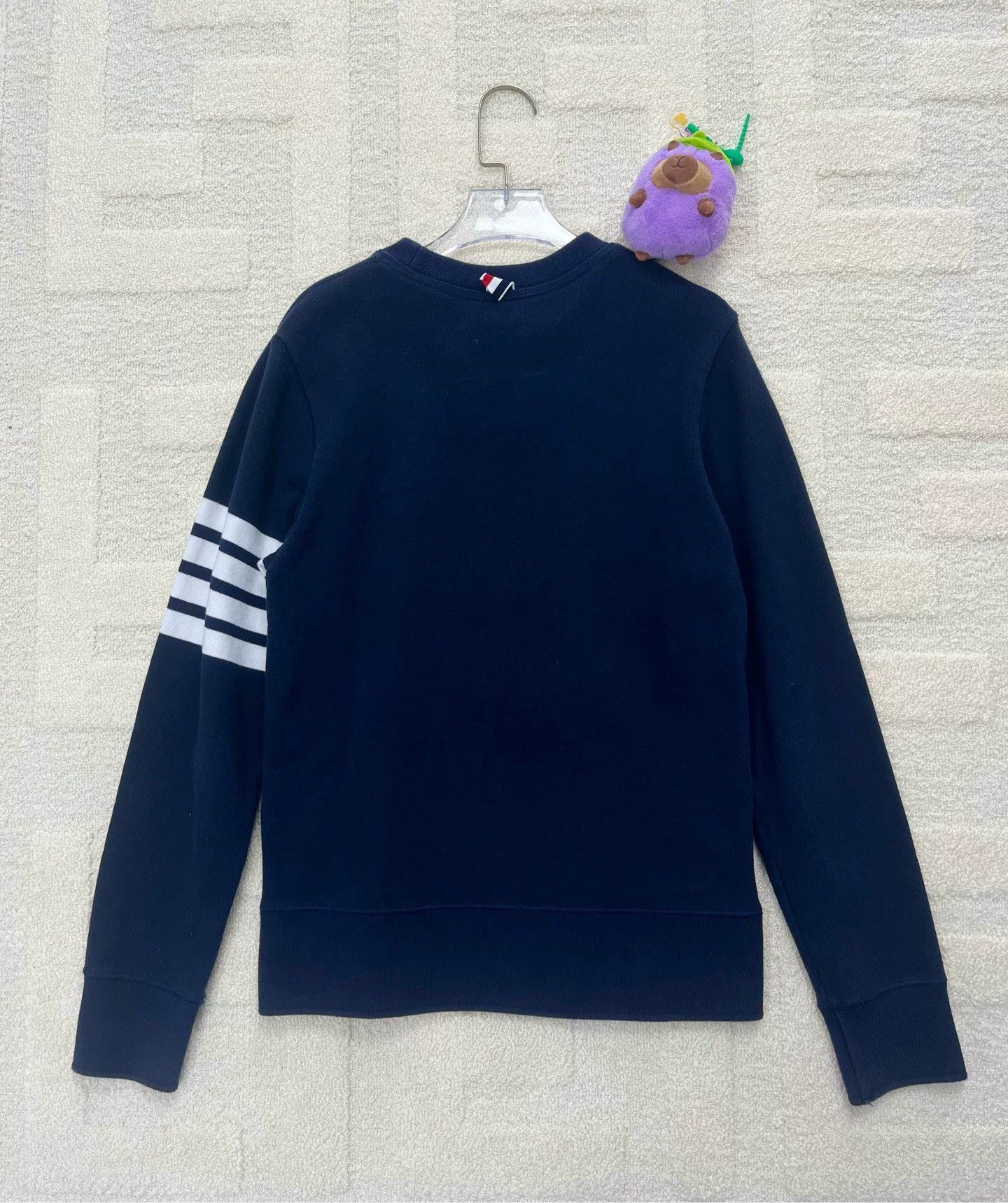 Thom Browne Thom Browne Navy Striped Sweatshirt Size US M / EU 48-50 / 2 - 5 Thumbnail