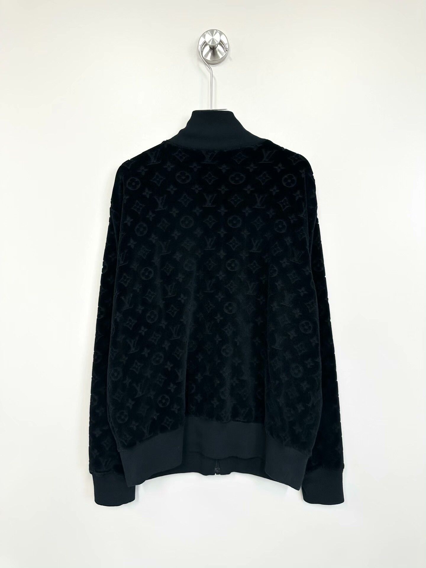 Louis Vuitton Louis Vuitton Black Velvet Zip Jacket Size US L / EU 52-54 / 3 - 2 Thumbnail