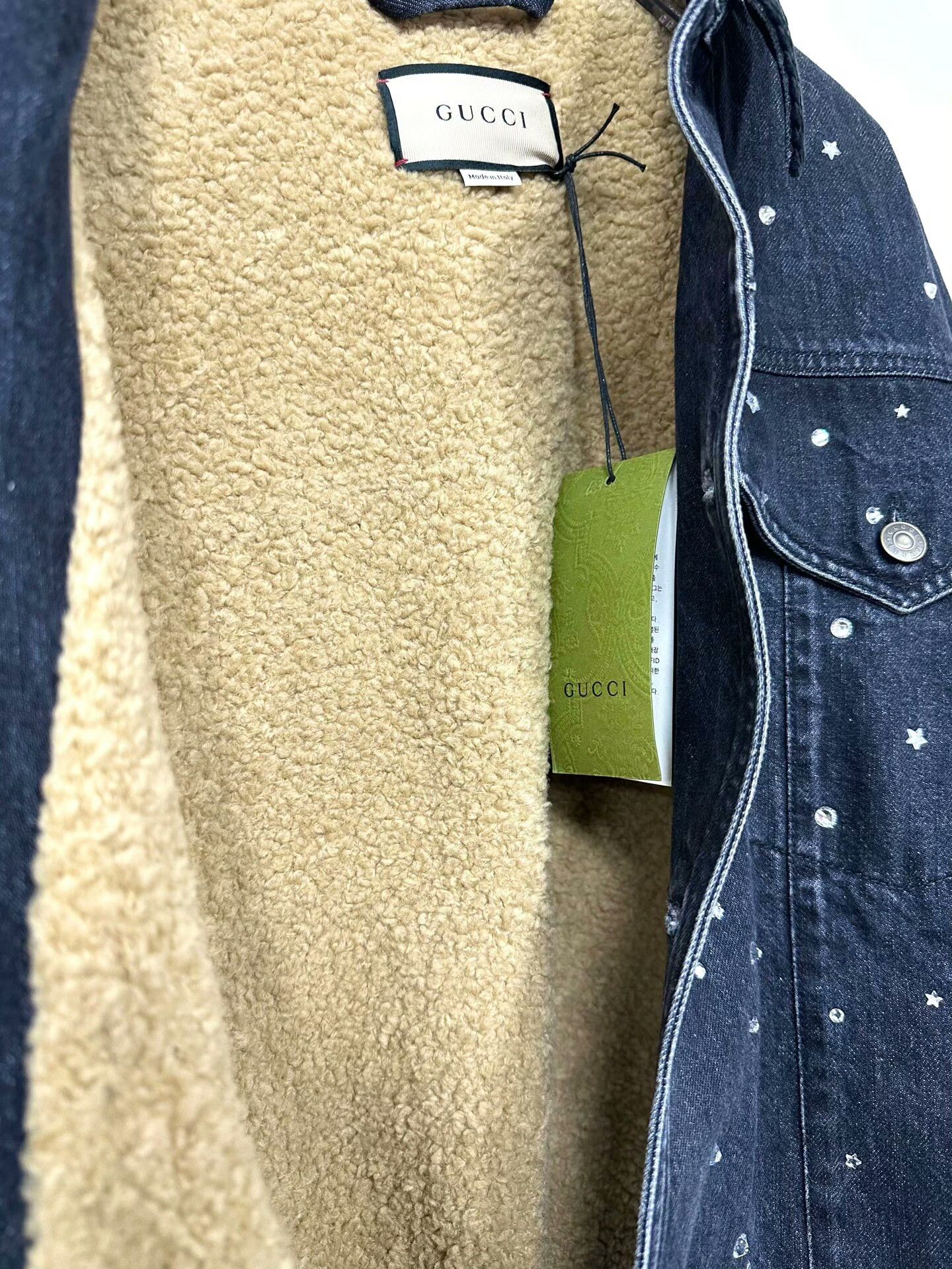 Gucci Gucci Blue Denim Jacket with Embellishments Size US S / EU 44-46 / 1 - 3 Thumbnail
