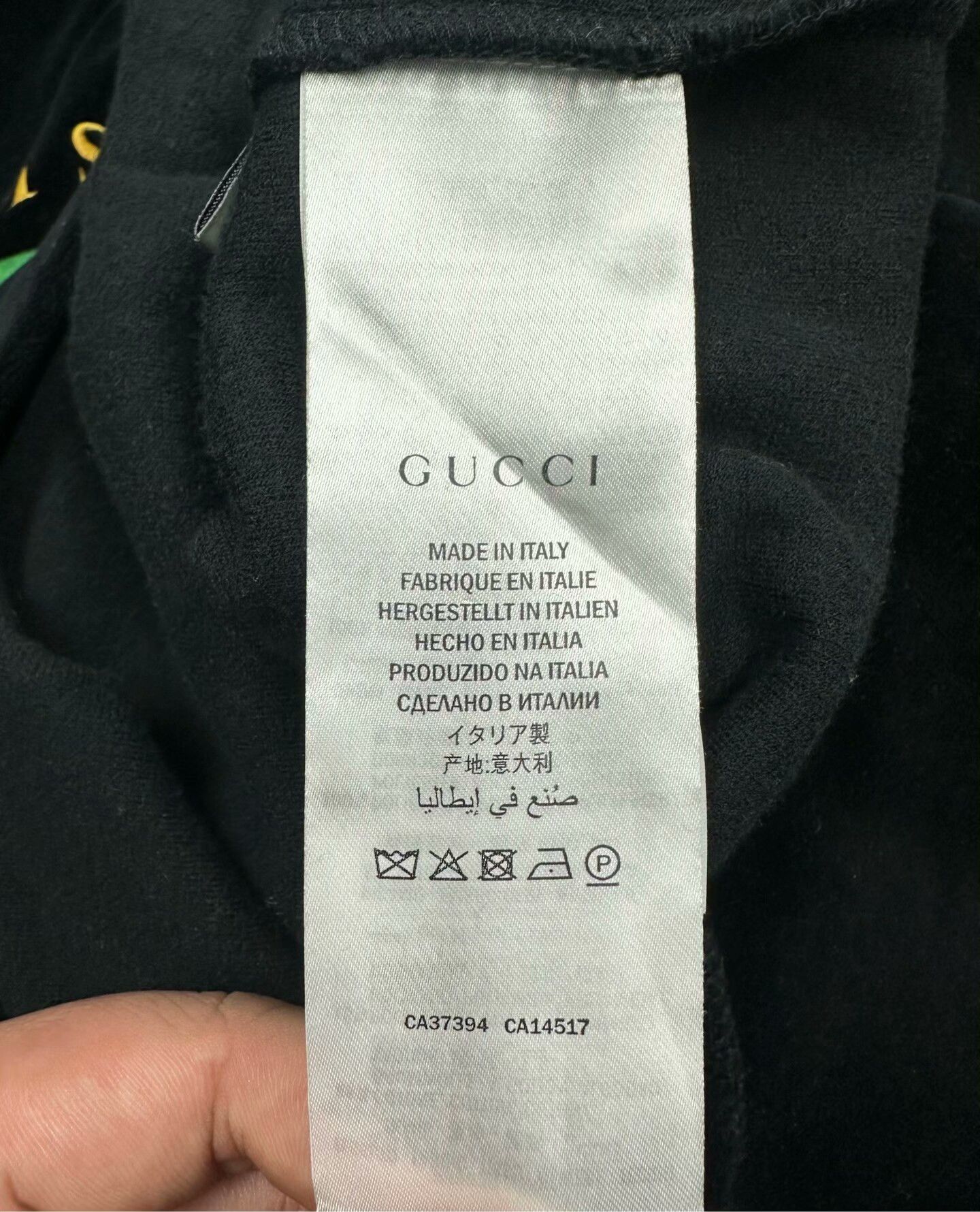 Gucci Gucci Black Velvet Embroidered Hoodie Sweatshirt Size US S / EU 44-46 / 1 - 4 Thumbnail