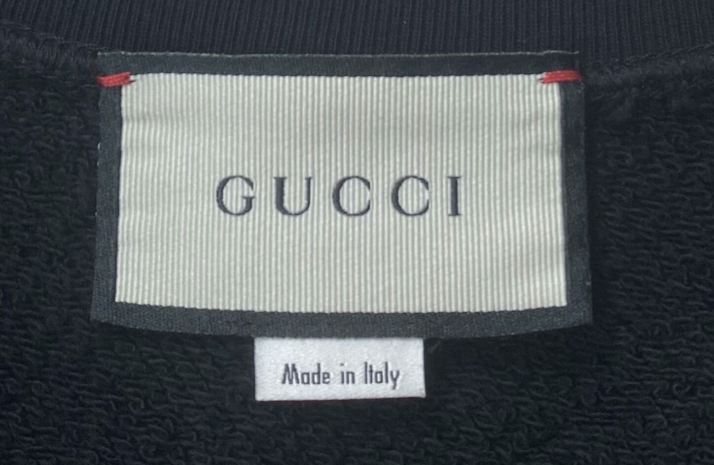 Gucci Gucci Black Cat Graphic Logo Sweatshirt Size M / US 6-8 / IT 42-44 - 3 Thumbnail