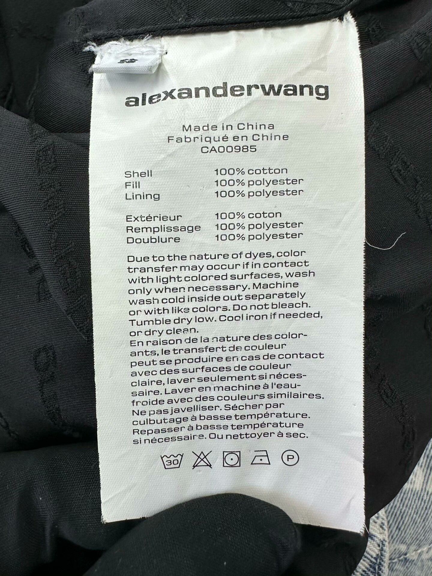 Alexander Wang Alexander Wang Blue Cotton Jacket Size S Size S / US 4 / IT 40 - 4 Thumbnail