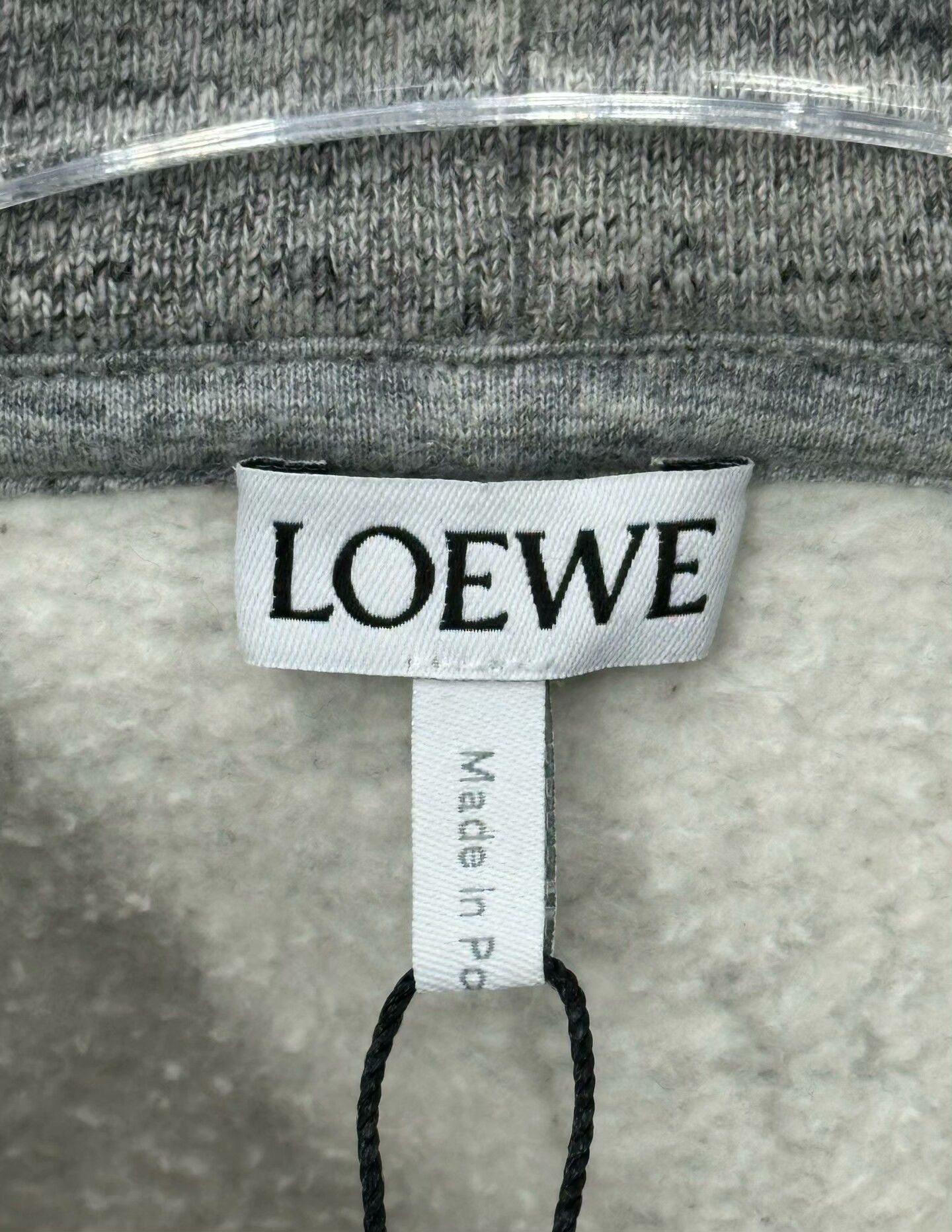 Loewe Loewe Gray Embroidered Logo Hoodie Size US M / EU 48-50 / 2 - 3 Thumbnail