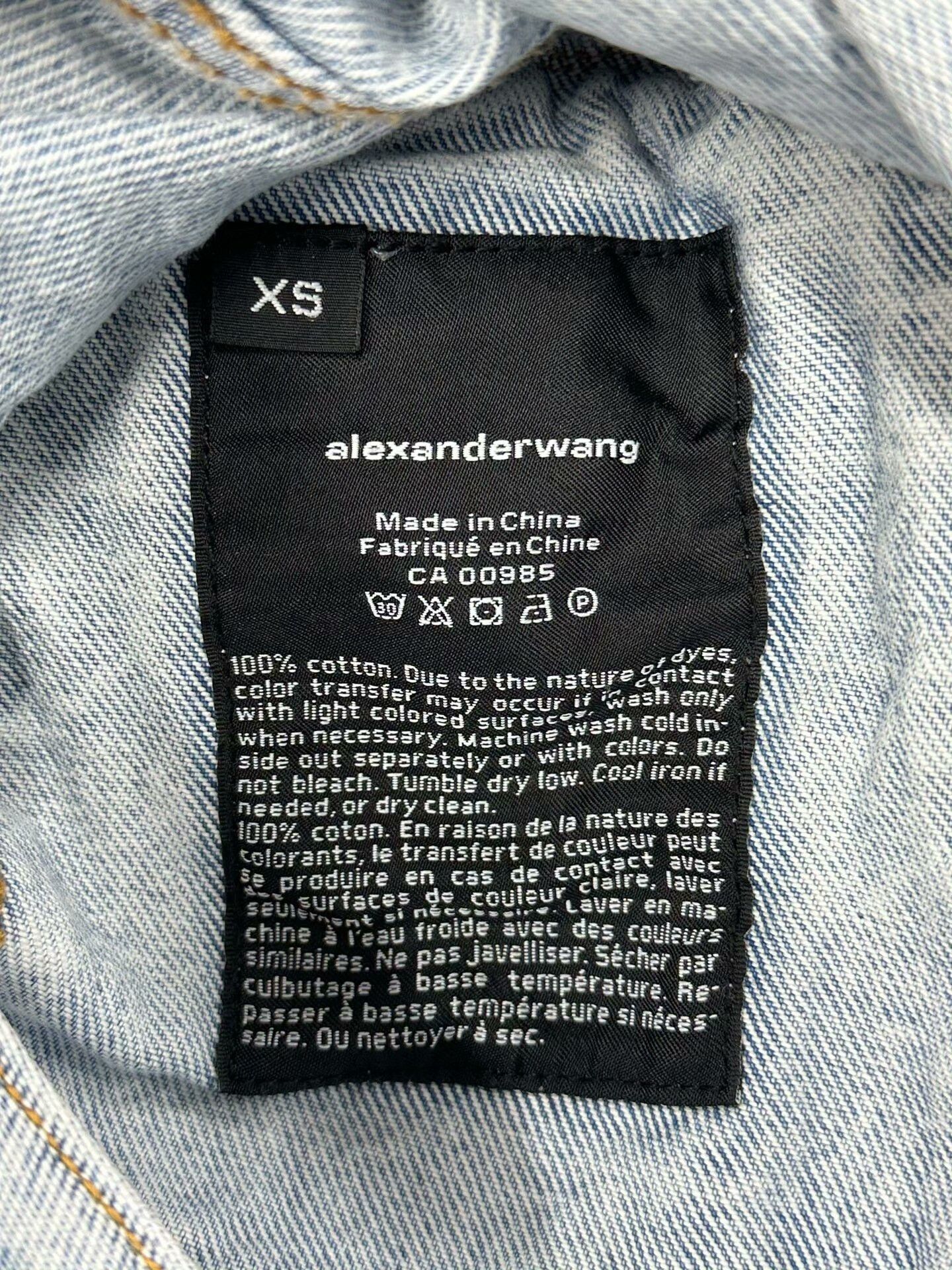 Alexander Wang Alexander Wang Denim Jacket XS Size XS / US 0-2 / IT 36-38 - 4 Thumbnail