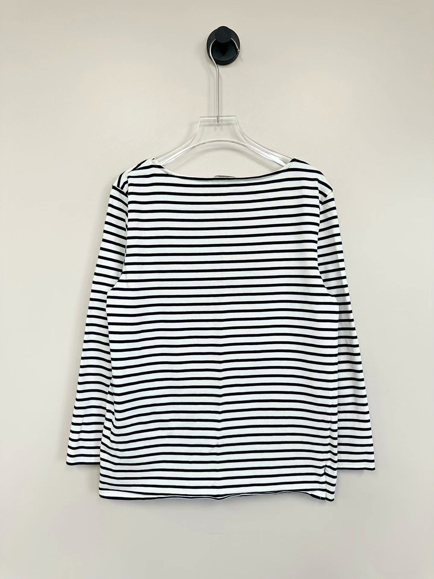 Celine Celine Black and White Stripe Sweatshirt Size L / US 10 / IT 46 - 2 Thumbnail