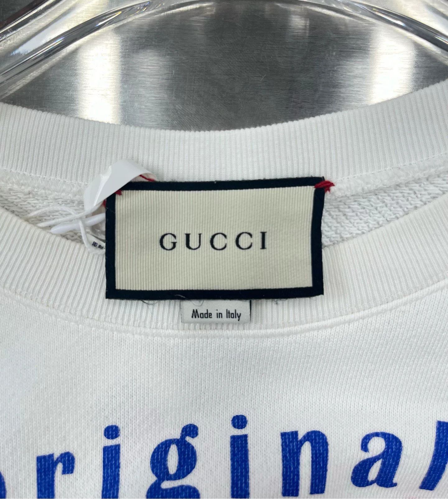 Gucci Gucci Bear Logo Sweatshirt in White Size XXS / US 00 / IT 34 - 3 Thumbnail