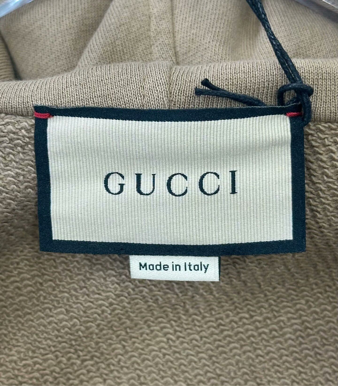 Gucci Gucci Beige Zip Hooded Sweatshirt Size US S / EU 44-46 / 1 - 3 Thumbnail
