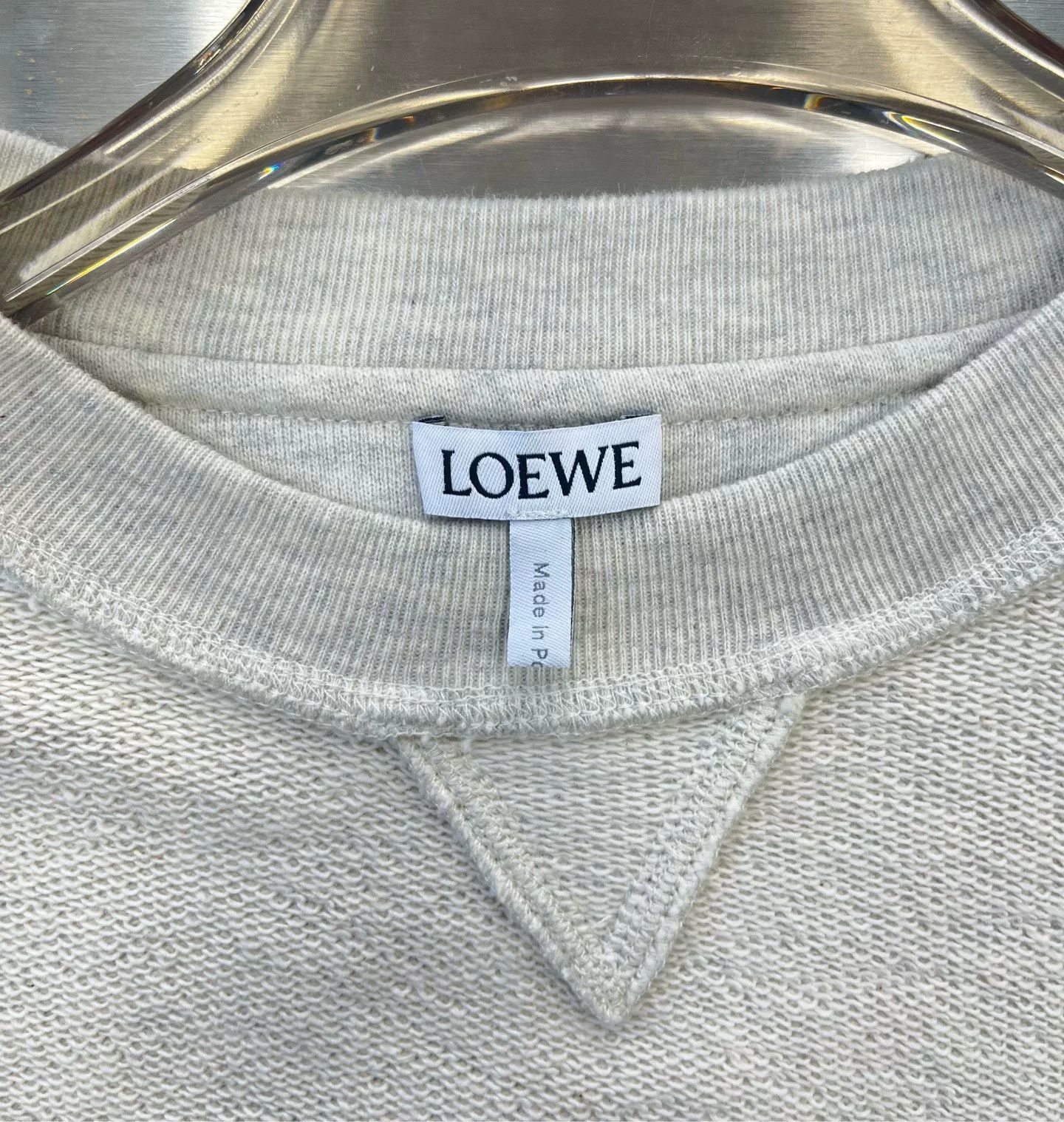 Loewe Loewe Gray Embroidered Logo Sweatshirt Size US M / EU 48-50 / 2 - 3 Thumbnail