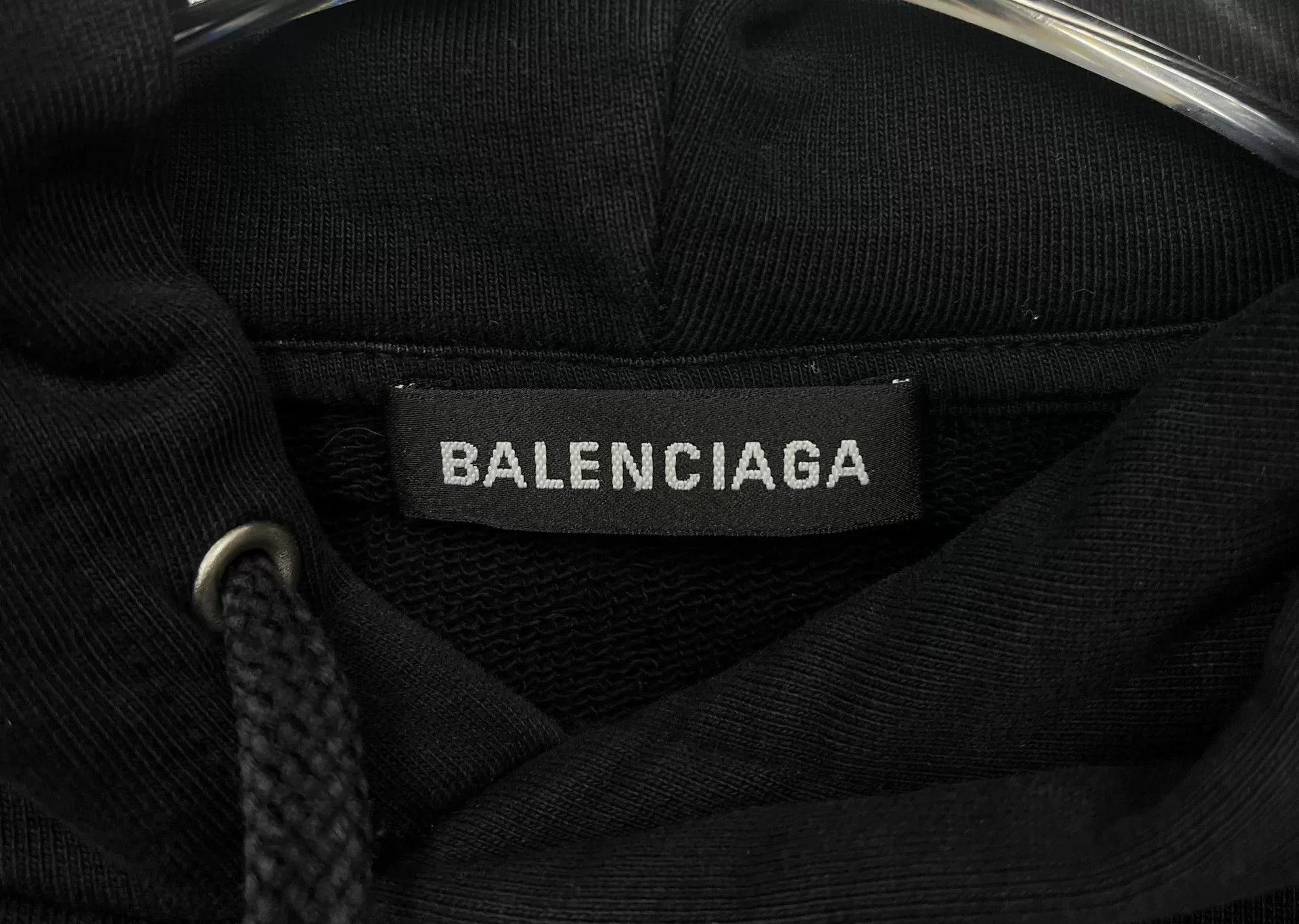 Balenciaga Black Balenciaga Logo Hoodie for Sale Size US S / EU 44-46 / 1 - 3 Thumbnail