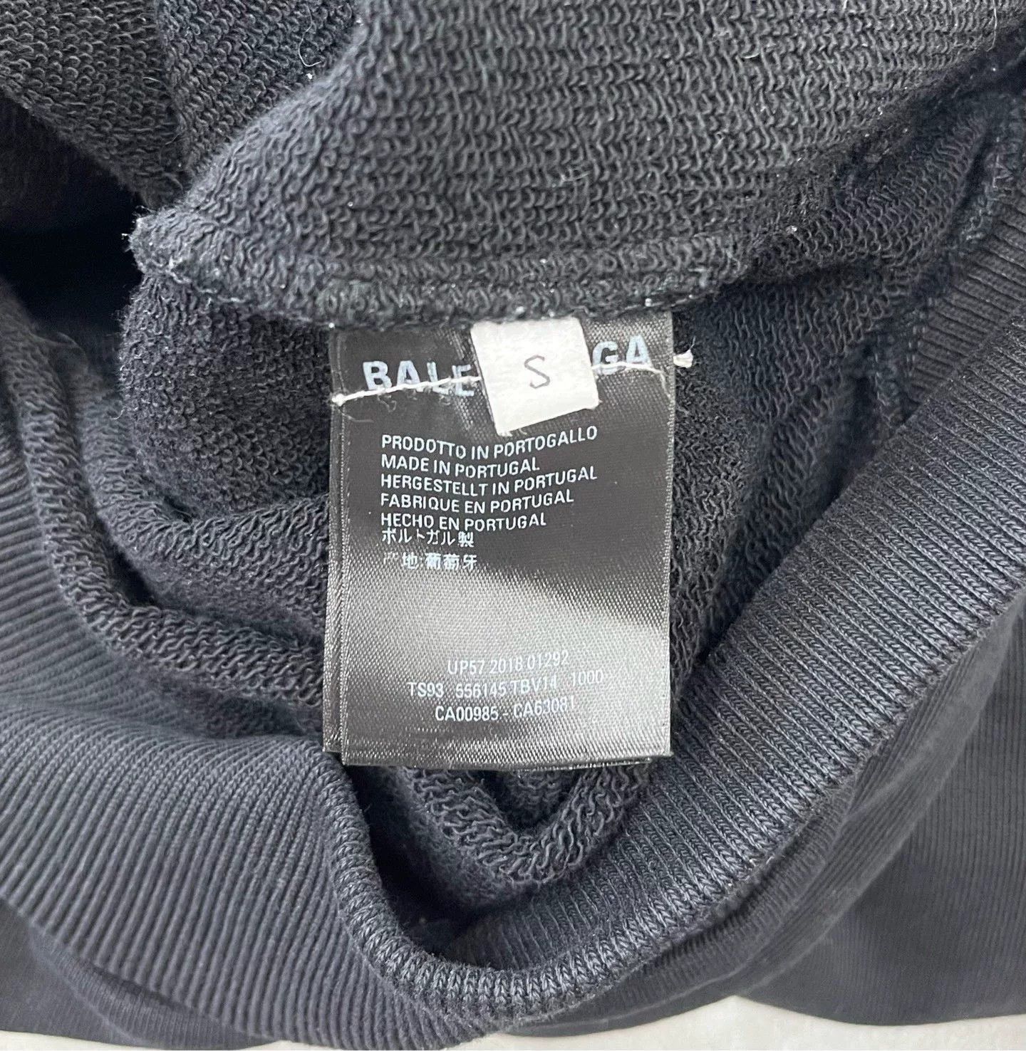Balenciaga Black Balenciaga Logo Hoodie for Sale Size US S / EU 44-46 / 1 - 5 Thumbnail