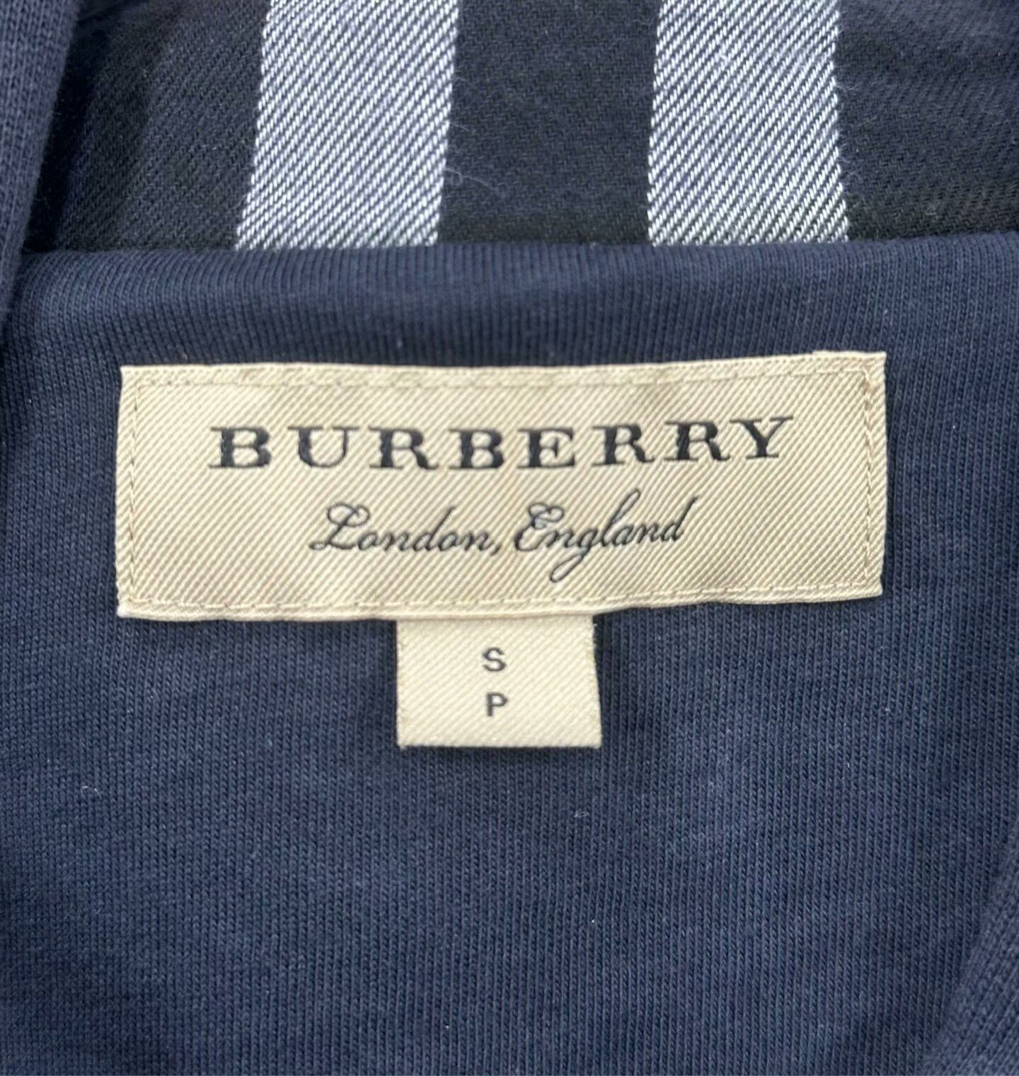 Burberry Burberry Navy Embroidered Hoodie Jacket Size US S / EU 44-46 / 1 - 3 Thumbnail
