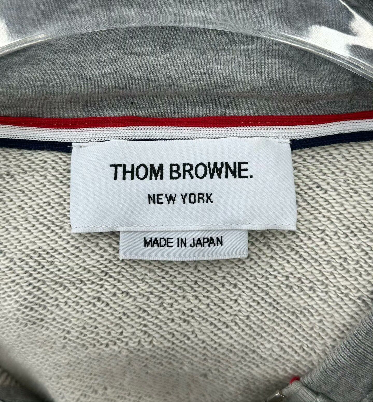 Thom Browne Thom Browne Gray Classic Hoodie Size US L / EU 52-54 / 3 - 3 Thumbnail