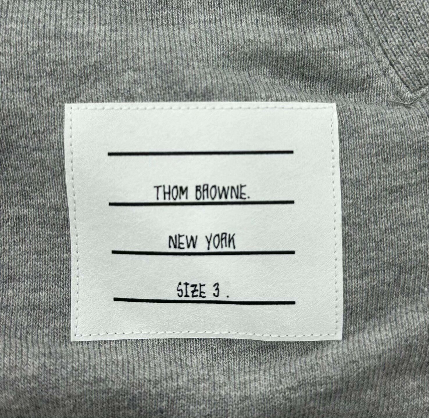 Thom Browne Thom Browne Gray Classic Hoodie Size US L / EU 52-54 / 3 - 4 Thumbnail