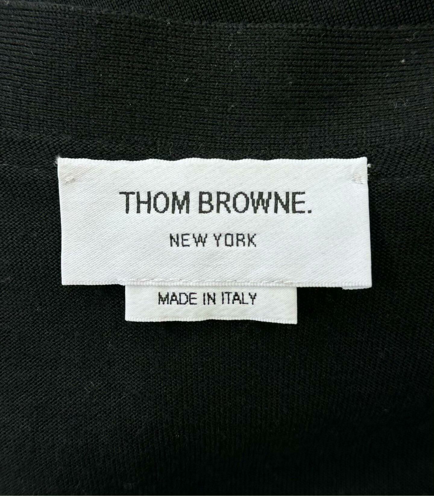 Thom Browne Thom Browne Black Wool Cardigan Size US XL / EU 56 / 4 - 3 Thumbnail