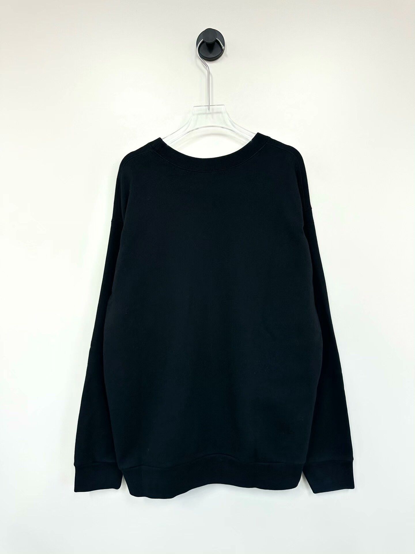 Gucci Gucci Black Logo Embroidered Sweatshirt Size US M / EU 48-50 / 2 - 2 Thumbnail