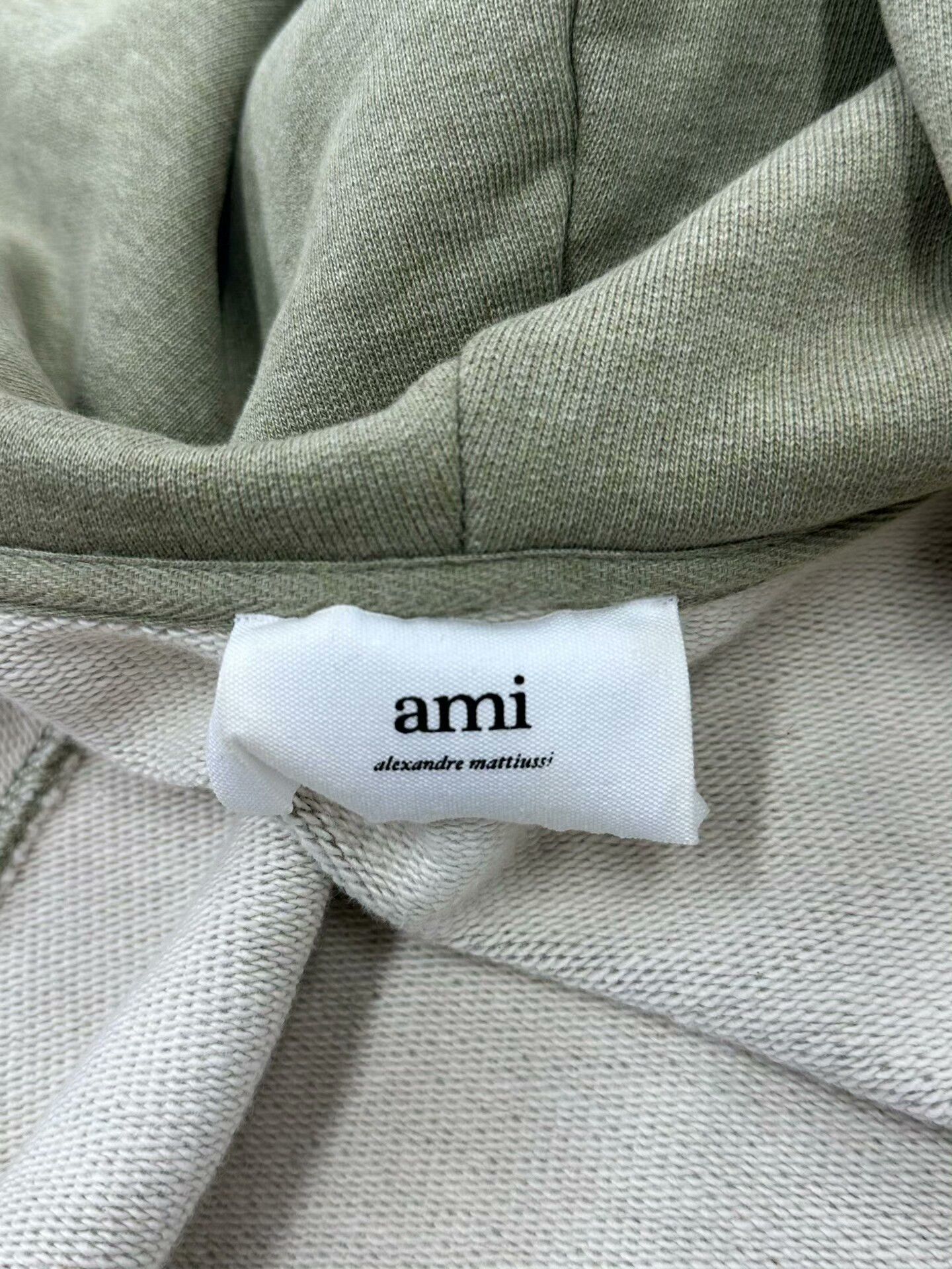Sebastien Ami Ami Paris Green Hoodie with Heart Embroidery Size US M / EU 48-50 / 2 - 3 Thumbnail