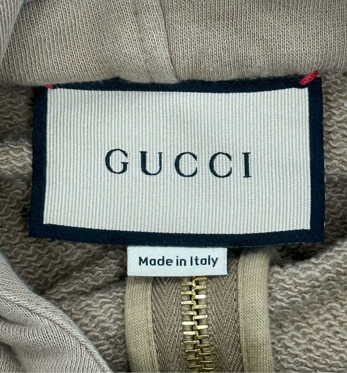 Gucci Gucci Khaki Half-Zip Hoodie Jacket Size US S / EU 44-46 / 1 - 3 Thumbnail