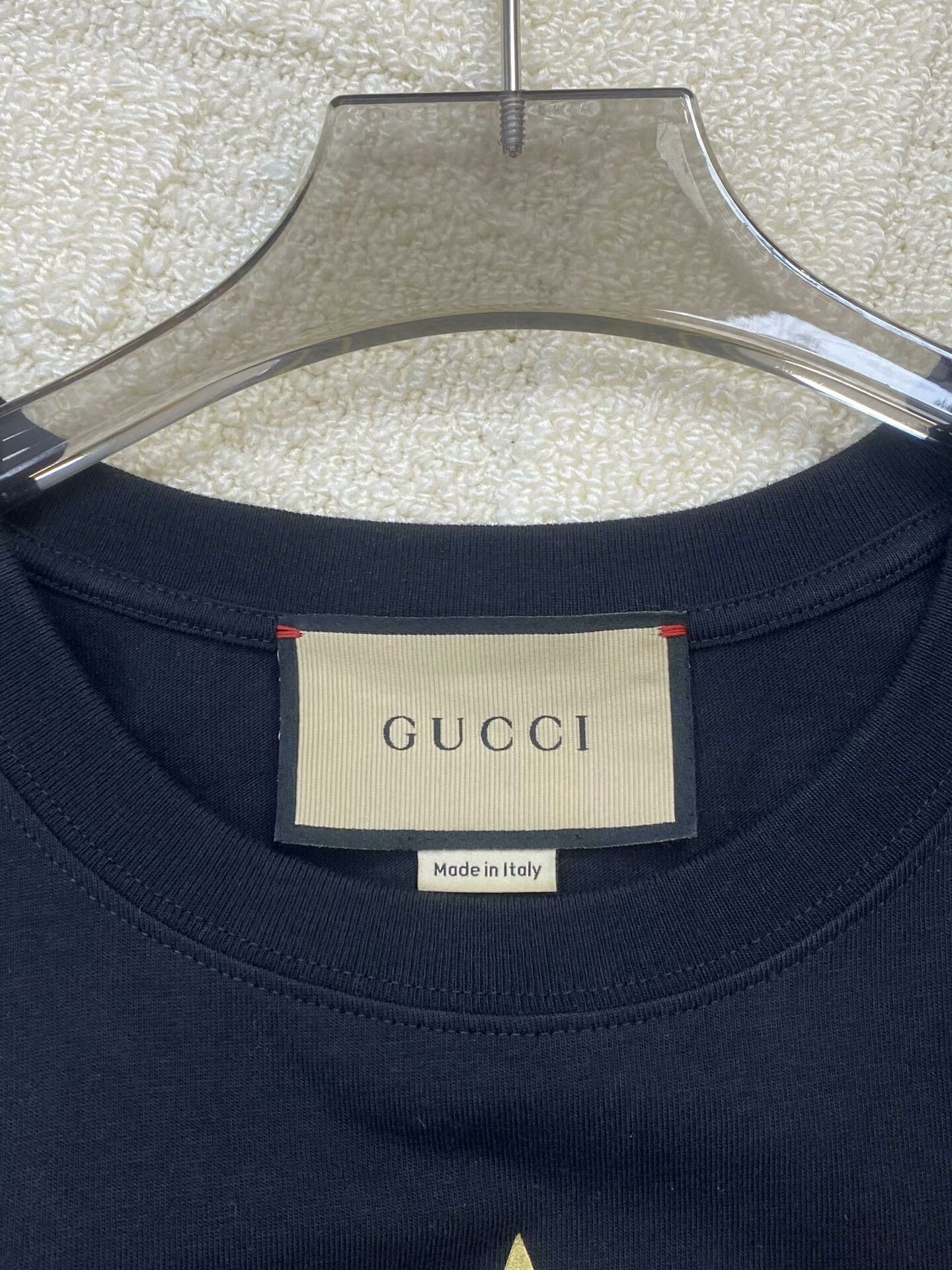 Gucci Gucci Black Logo Print Short Sleeve Tee Size XXS / US 00 / IT 34 - 3 Thumbnail
