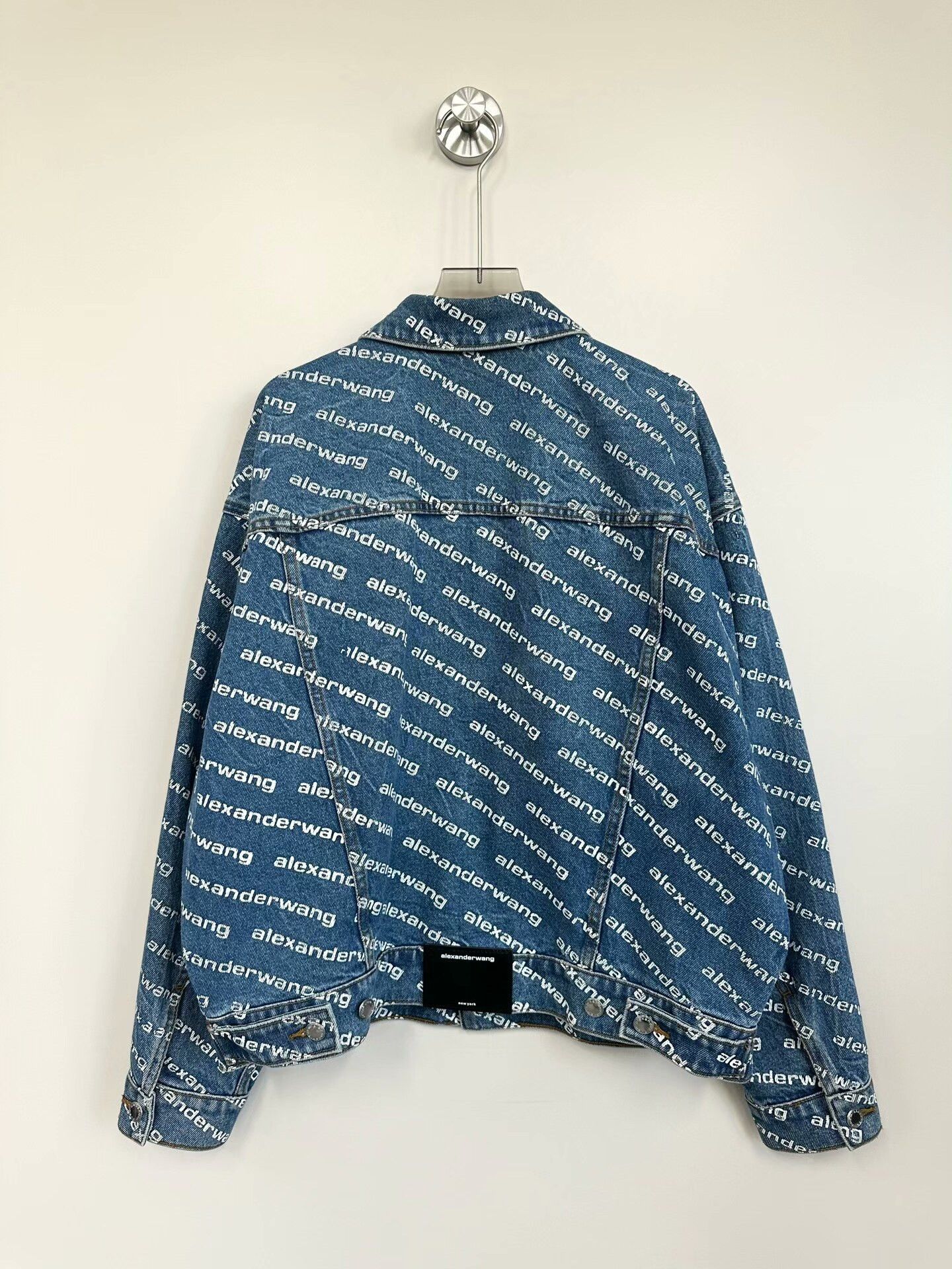 Alexander Wang Alexander Wang Blue Logo Denim Jacket Size US S / EU 44-46 / 1 - 2 Thumbnail