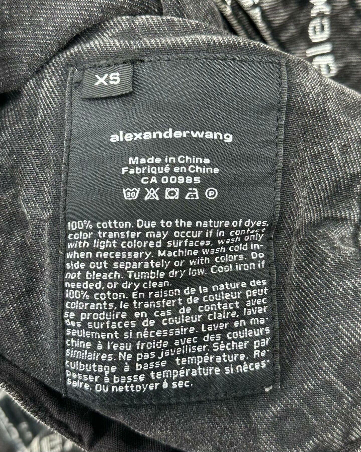 Alexander Wang Alexander Wang Black Denim Jacket XS Size XS / US 0-2 / IT 36-38 - 4 Thumbnail