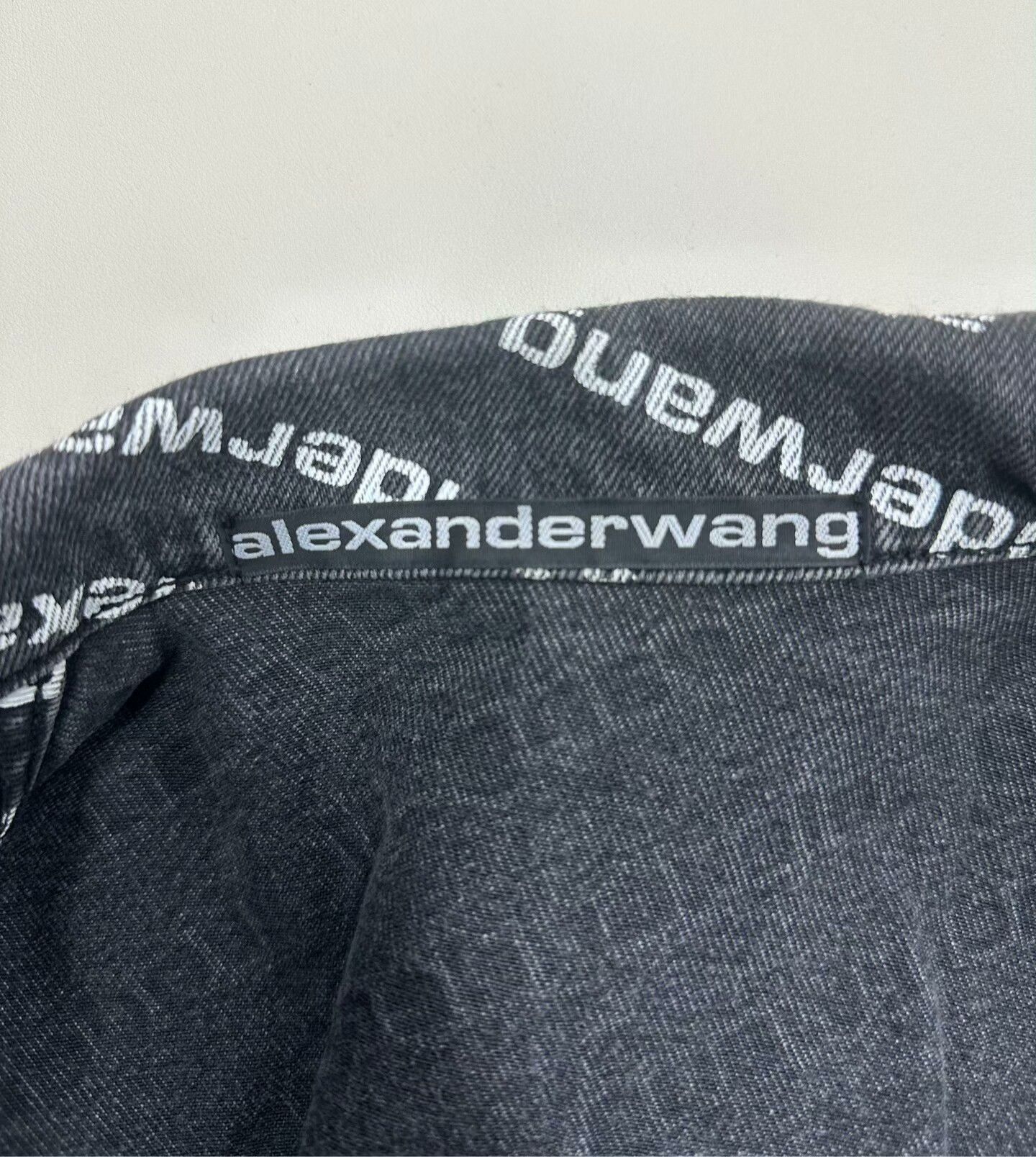 Alexander Wang Alexander Wang Black Denim Jacket Size US L / EU 52-54 / 3 - 3 Thumbnail