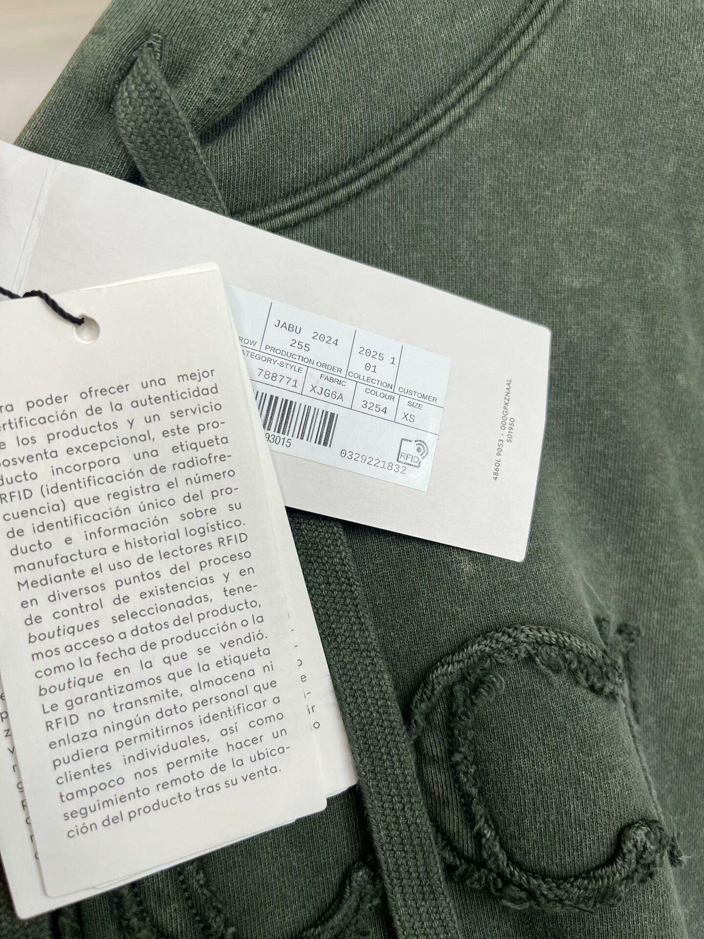 Gucci Gucci Green Embroidered Logo Hoodie XS Size US XS / EU 42 / 0 - 3 Thumbnail