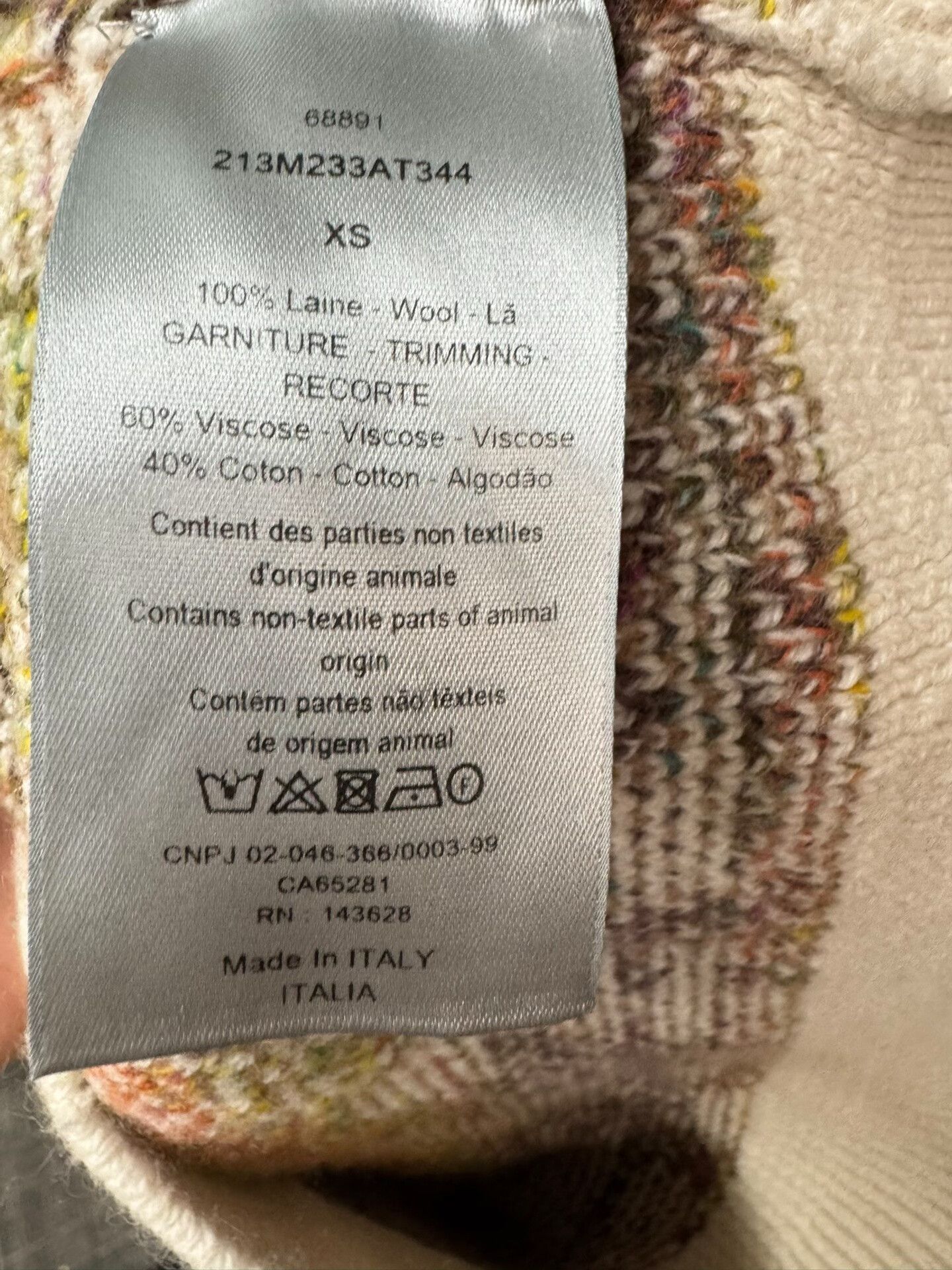 Dior Colorful Floral Print Cardigan Jacket Size XS / US 0-2 / IT 36-38 - 3 Thumbnail