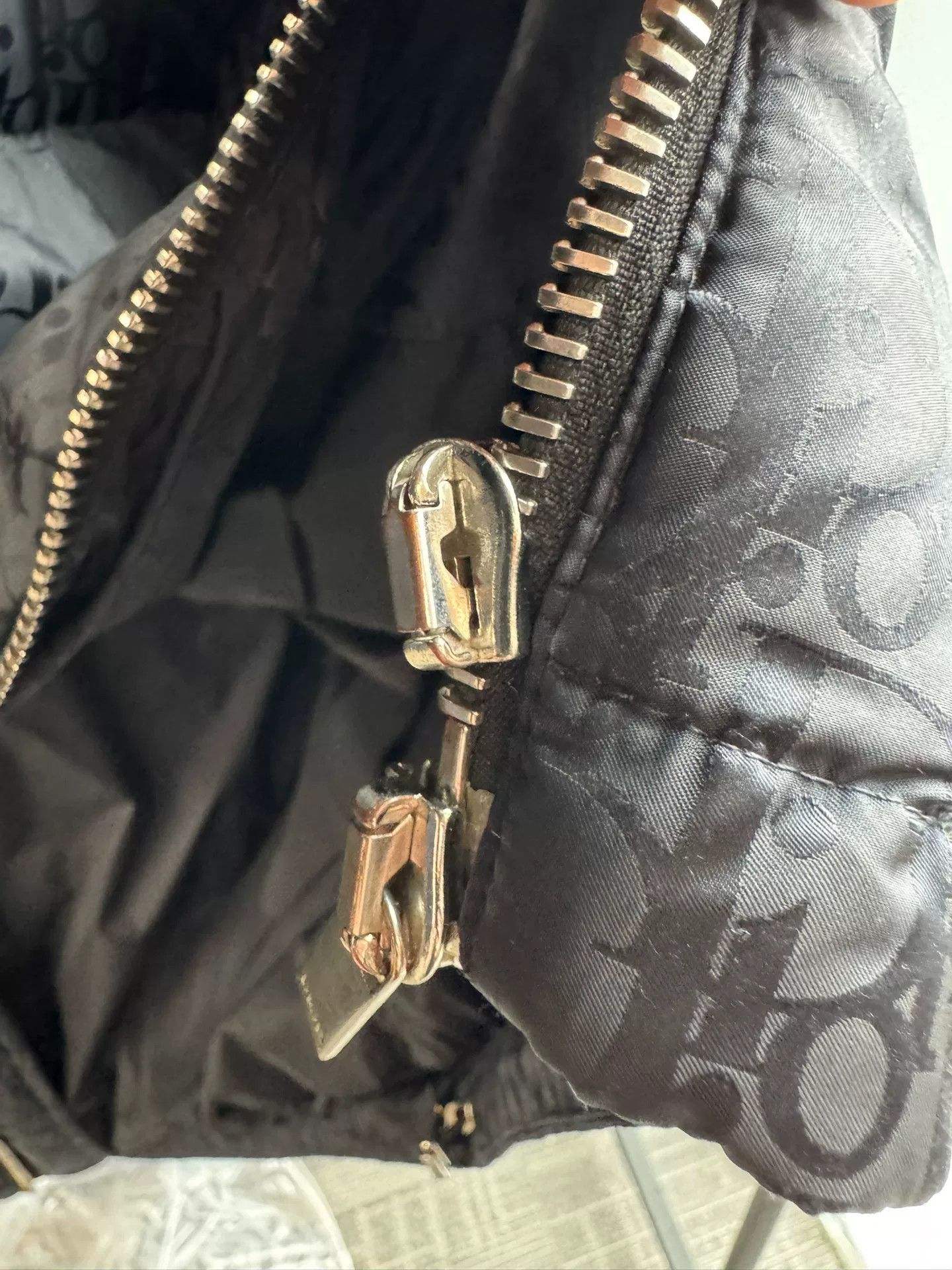 Dior Black Logo Down Jacket