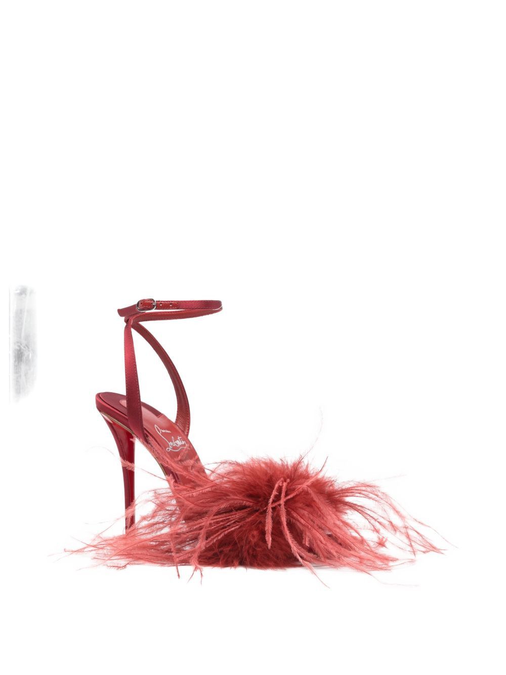 Christian Louboutin MISS Z PLUMES SANDALS Size US 6 / IT 36 - 2 Thumbnail