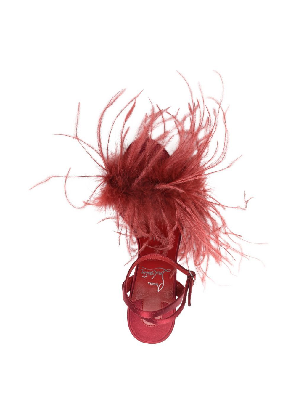 Christian Louboutin MISS Z PLUMES SANDALS Size US 6 / IT 36 - 4 Thumbnail
