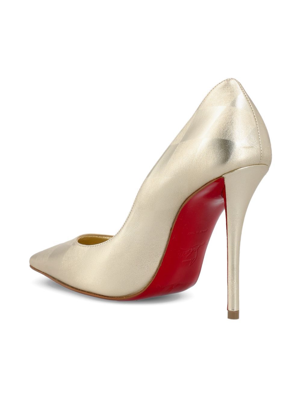 Christian Louboutin MISS Z LEATHER PUMPS Size US 7.5 / IT 37.5 - 3 Thumbnail
