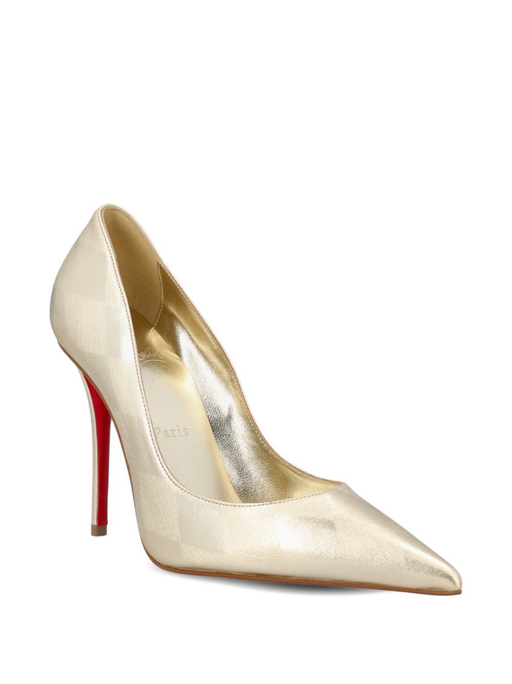 Christian Louboutin MISS Z LEATHER PUMPS Size US 7.5 / IT 37.5 - 4 Thumbnail