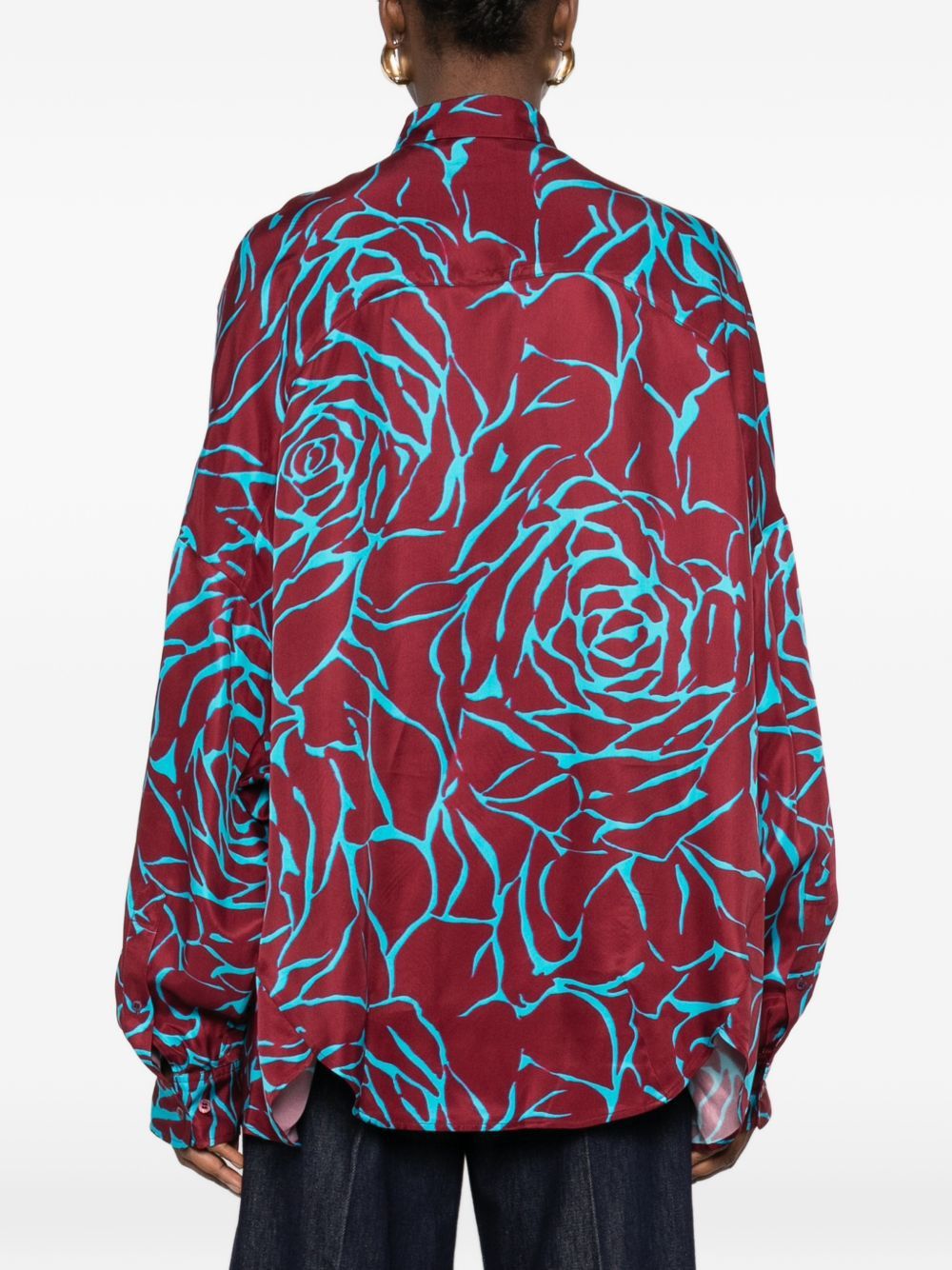 Dries Van Noten CASIA PRINTED SHIRT Size M / US 6-8 / IT 42-44 - 4 Thumbnail