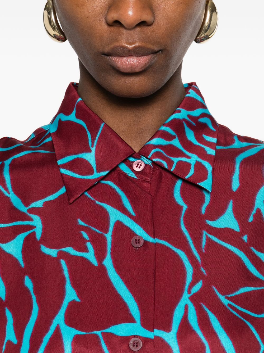 Dries Van Noten CASIA PRINTED SHIRT Size XS / US 0-2 / IT 36-38 - 5 Thumbnail