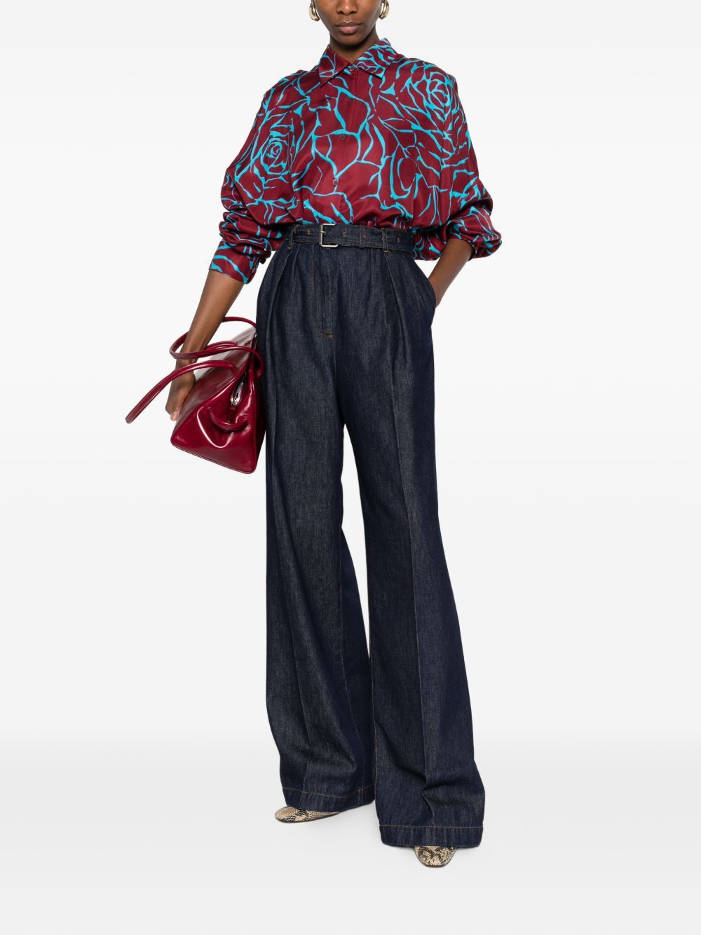 Dries Van Noten CASIA PRINTED SHIRT Size XS / US 0-2 / IT 36-38 - 2 Thumbnail