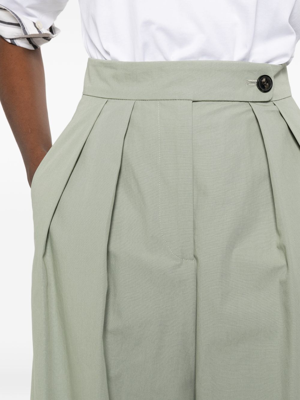 Dries Van Noten PAMPLONA COTTON TROUSERS Size 26" / US 2 / IT 38 - 4 Thumbnail