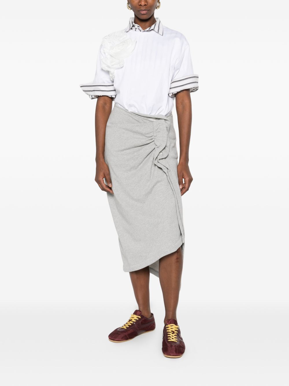 Dries Van Noten HANAM COTTON SKIRT Size 25" / US 0 / IT 36 - 5 Thumbnail