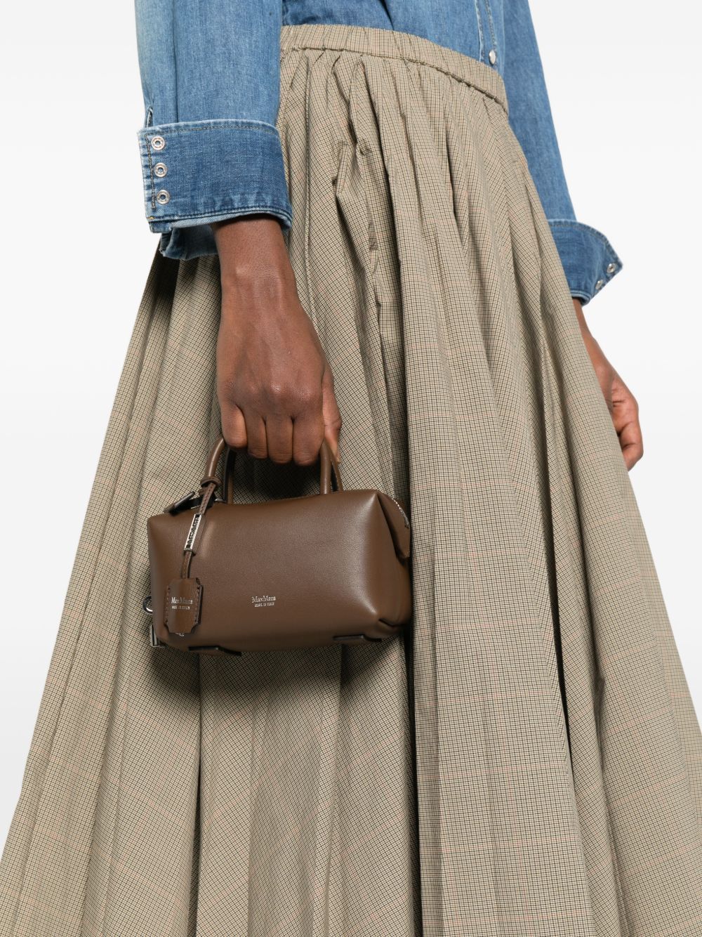 Max Mara LEATHER HANDBAG Size ONE SIZE - 2 Thumbnail