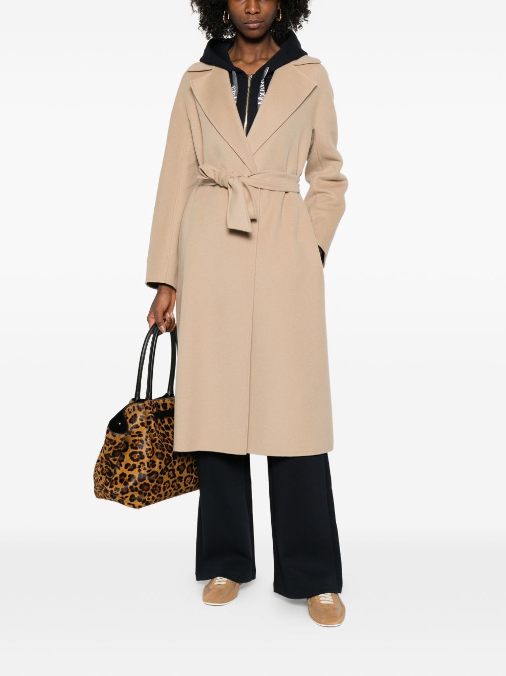 Max Mara WOOL LONG COAT Size XS / US 0-2 / IT 36-38 - 4 Thumbnail