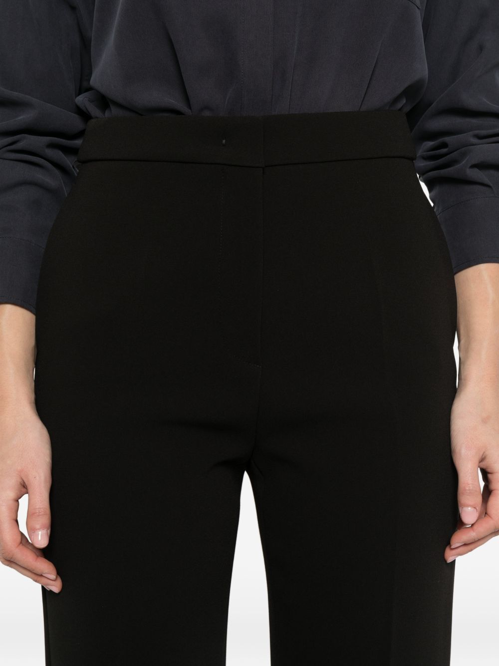 Max Mara FLARED LEG TROUSERS Size 28" / US 6 / IT 42 - 5 Thumbnail