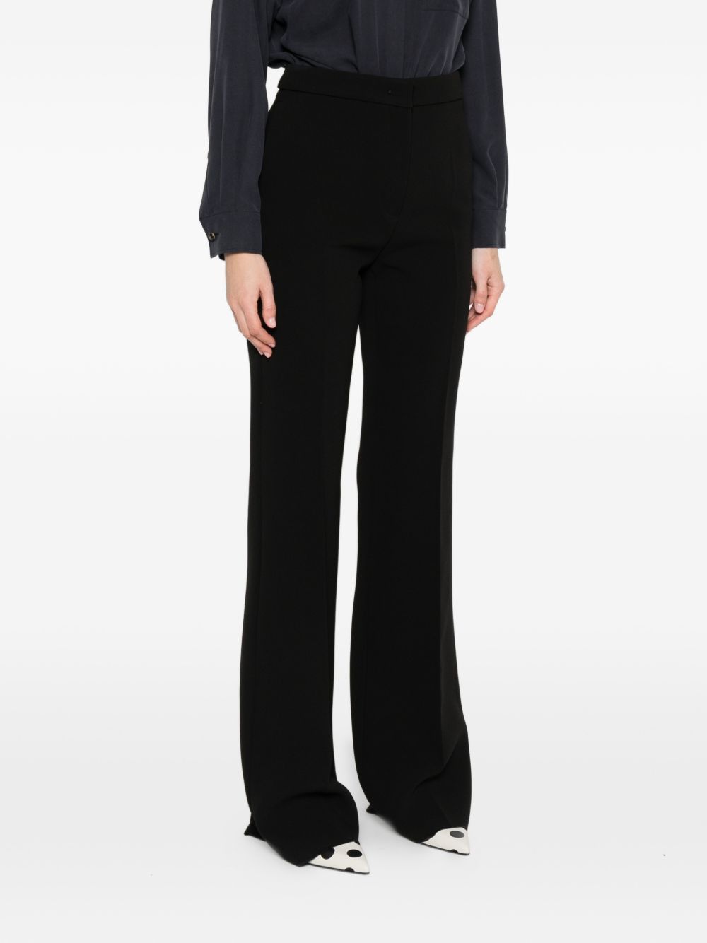 Max Mara FLARED LEG TROUSERS Size 30" / US 8 / IT 44 - 3 Thumbnail